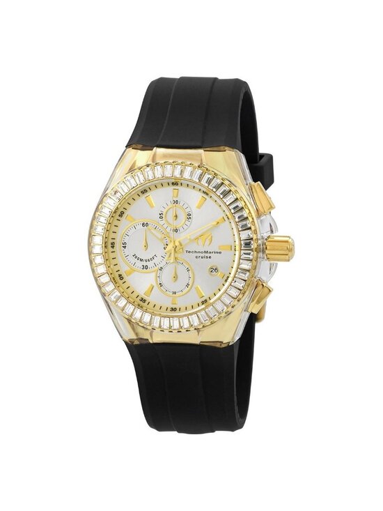 NWT Technomarine Cruise Chronograph Quartz Crystal Silver Dial Men\'s Watch